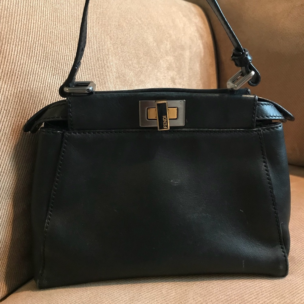 Authentic Fendi leather purse